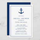 Search for anchor bridal shower invitations Simple