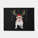 Search for english bulldogs doormats Christmass