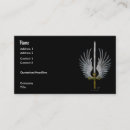 Search for sword business cards Warrior