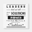 Search for leaders magnets Black and white