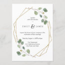Search for geo wedding invitations Greenery