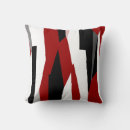 Search for black and white abstract cushions Red