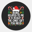 Search for relation stickers Funny christmas