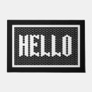 Search for hexagon doormats Black