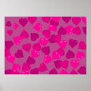 Search for pink heart pattern posters Valentines