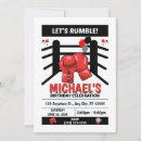 Search for boxing birthday invitations Boy