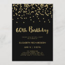Search for confetti 60th birthday invitations Trendy