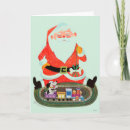 Search for toy train christmas cards Santa