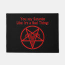 Search for satan doormats Pentagram