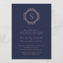Search for copper and navy wedding invitations Vintage