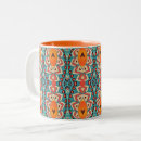Search for turquoise and orange mugs Southwest