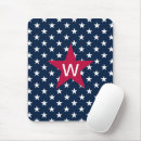Search for us flag mousepads Red white and blue