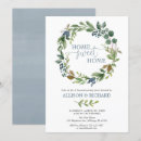 Search for green wreath invitations Foliage