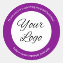 Search for purple business stickers Thank you