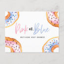Search for donut gender reveal invitations Mother to be
