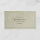 Search for velvet business cards Green