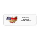 Search for distressed return address labels Patriotic