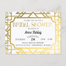 Search for gatsby bridal shower invitations Elegant