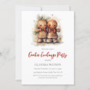 Search for gingerbread cookie invitations Watercolor