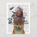 Search for steampunk postcards Cute foxes