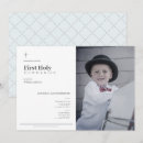 Search for blue first communion invitations Chic