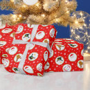 Search for character christmas wrapping paper Snowman