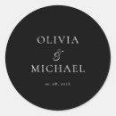 Search for matches wedding stickers Black and white