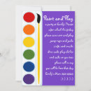 Search for paint brushes invitations Rainbow