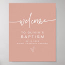 Search for baptism welcome signs Blush pink