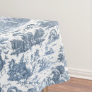 Search for vintage tablecloths French toile