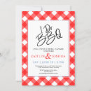 Search for i do bbq bridal shower invitations Red plaid