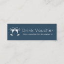 Search for event logo business cards Corporate drink voucher