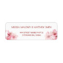 Search for cherry blossom return address labels weddings Floral