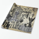 Search for transportation wrapping paper Vintage