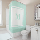 Search for mint green shower curtains Initial