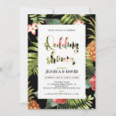 Search for floral shower wedding invitations Tropical