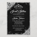 Search for tiara sweet 16 invitations Diamond