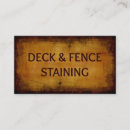 Search for wood fence business cards Professional