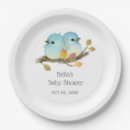 Search for bluebird plates Baby shower