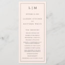 Search for blush pink wedding programs Elegant