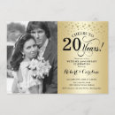 Search for 20th wedding anniversary invitations Elegant