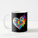Search for puzzle piece autism mugs Colourful