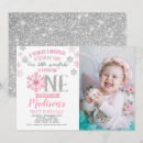 Search for winter wonderland 1st birthday invitations Onederland