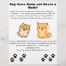 Search for pet sitting dog walking flyers Animals