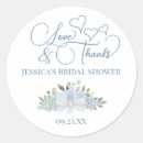 Search for light blue heart stickers Bridal shower
