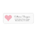 Search for pink hearts return address labels Simple