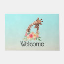 Search for giraffe doormats Watercolor