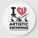 Search for artistic clocks Swimmer