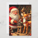 Search for vintage reindeer christmas cards Winter