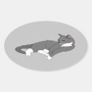 Search for grey and white cat stickers Tuxedo